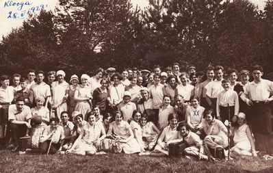 Tallinn - 1929.  Trip to Klooga in Lag Baomer. VII-XI classes. 28.5.1929
