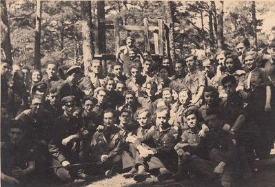 Machane Beitar in Bulluciems,  Latvia. 1936
